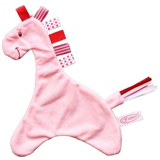 knuffeldoekje giraf jelani roze