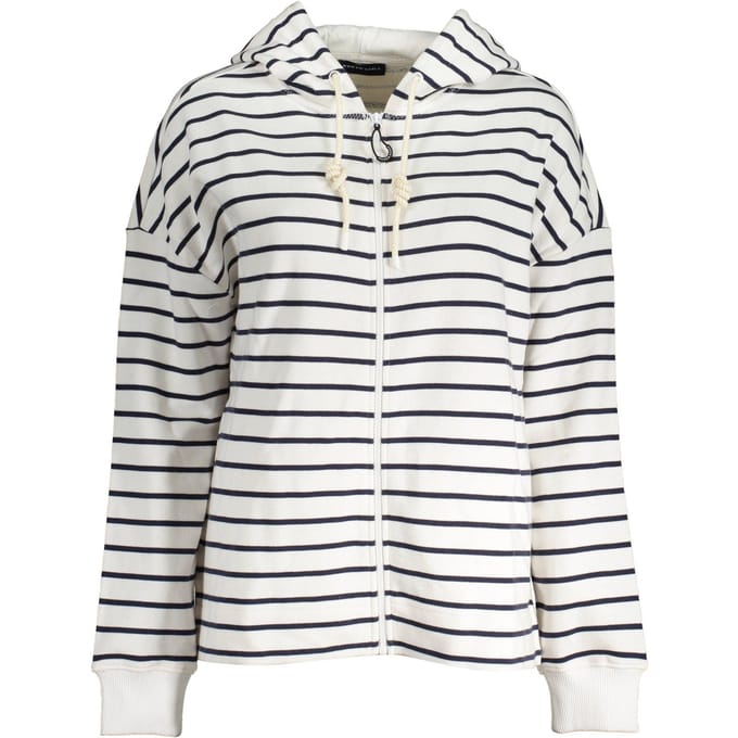 Breton Streep Rits Hoodie