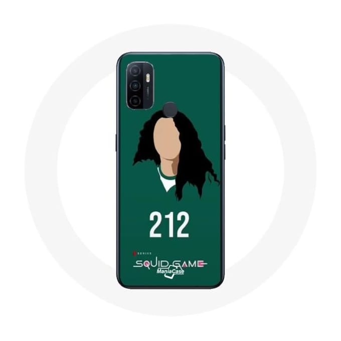 Coque Oppo A53 Squid Game Han Mi Nyeo Numéro 212