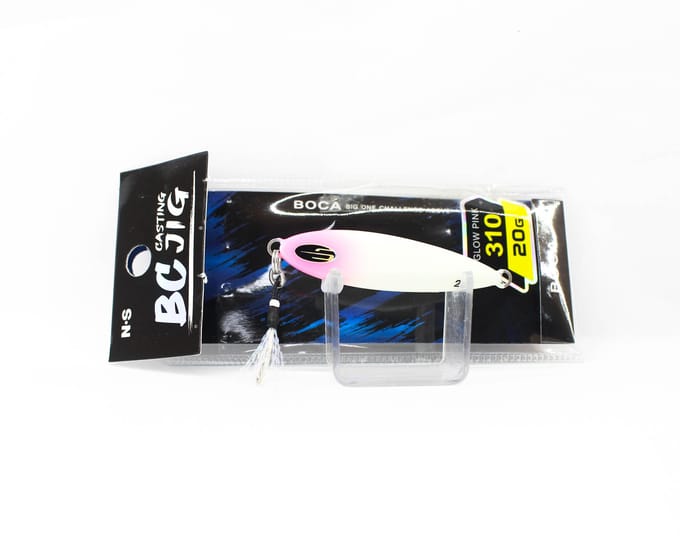 NS Black Hole Metal Jig Boca 20 grammes 310 Rose Luminescent (7056) black