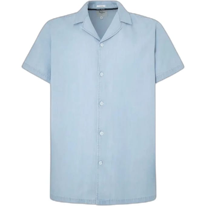 Pepe Jeans Penny Overhemd Met Korte Mouwen Blauw S Man