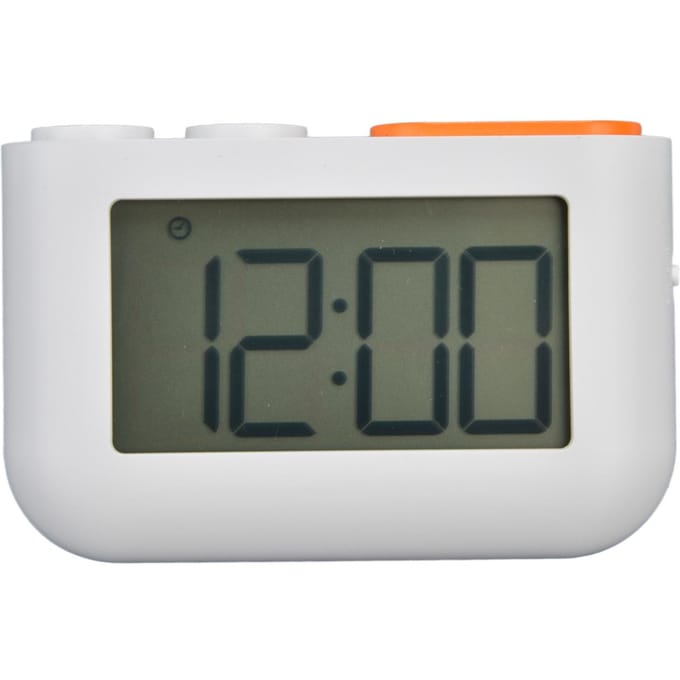 Digitale Keukentimer Magnetische Aftel- Opteltimer met Groot LCD-scherm voor Koken black