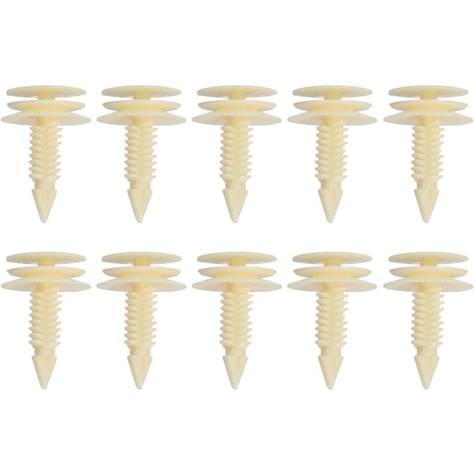 Clips de retenue de panneau de garniture de porte avant, 10 pièces, remplacement pour GM 10153057 jaune-clair