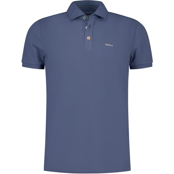 NZA Polo Hawera Donkerblauw (navy) Sky - Maat M - Heren