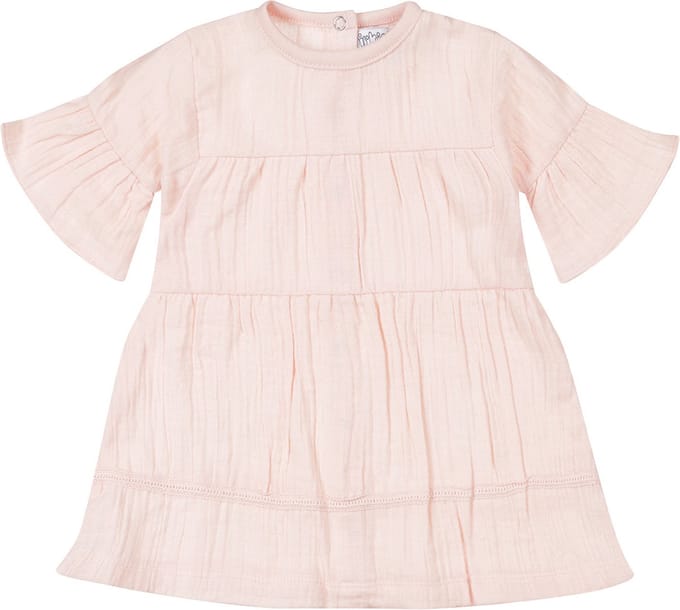 Dirkje R-TRES BIEN Meisjes Jurk - Light pink - Maat 86