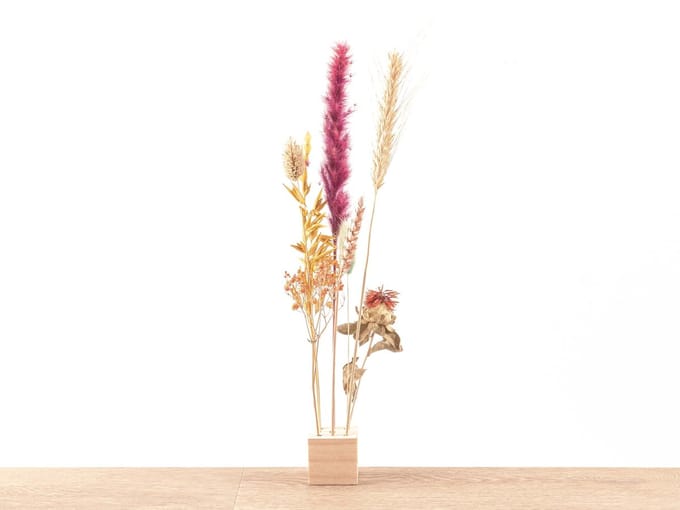 Wooden Dried flower stand - Small -