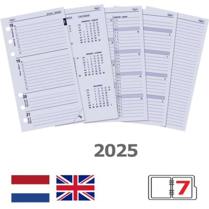 Agendavulling 2026 kalpa personal 7dagen/2pagina's