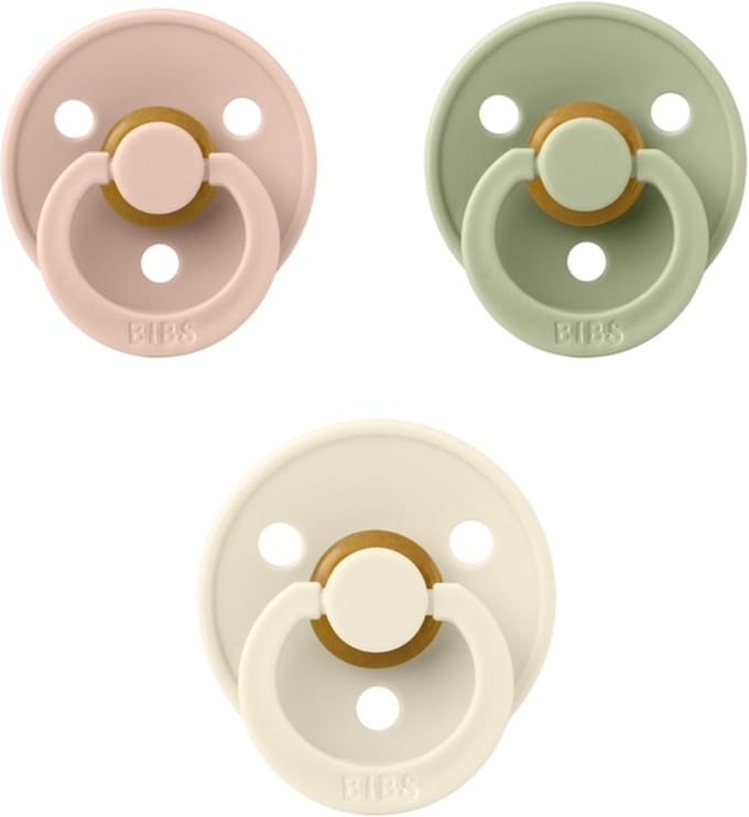 Bibs fopspeen 18+ maand set 3 stuks Blush,Ivory en Sage maat 3