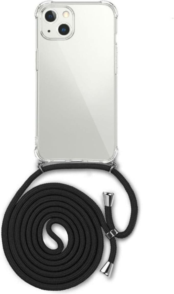 Fonu Anti-shock hoesje met koord Geschikt Voor iPhone 14 Plus