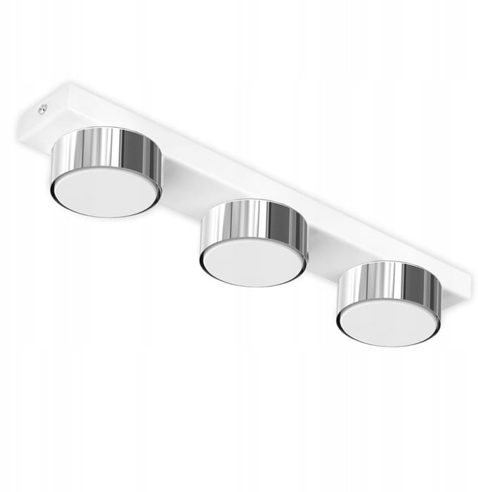 Moderne Plafondlamp LED Loft GX53 Wit Chroom - Stijlvol & Kwalitatief
