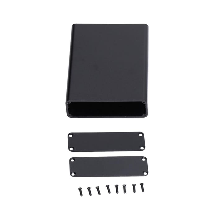 Boîtier de jonction étanche en aluminium pour boîtier électrique intégré, noir