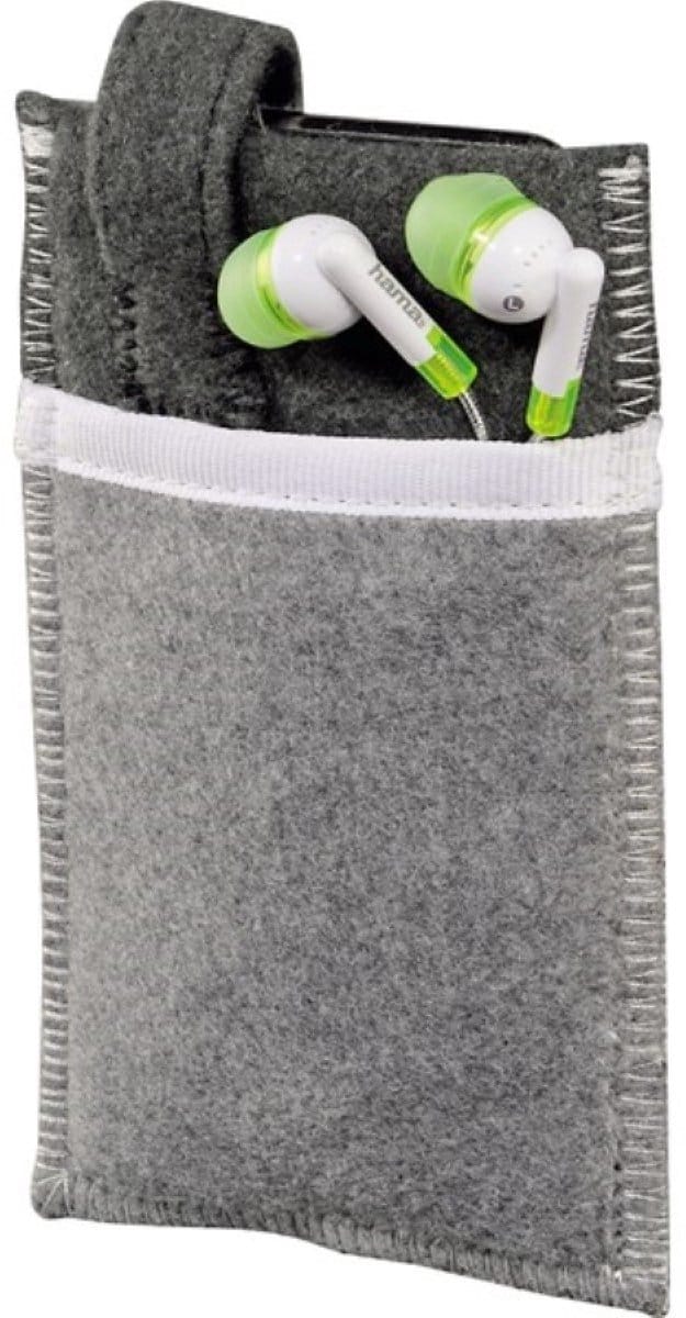 Hama "Alternative Sleeve" MP3 Felt Case, size S, Grijs, MP3, 60 x 5 x 115 mm