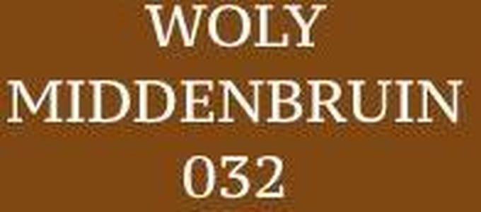Woly Middenbruin 032 Schoensmeer - One size