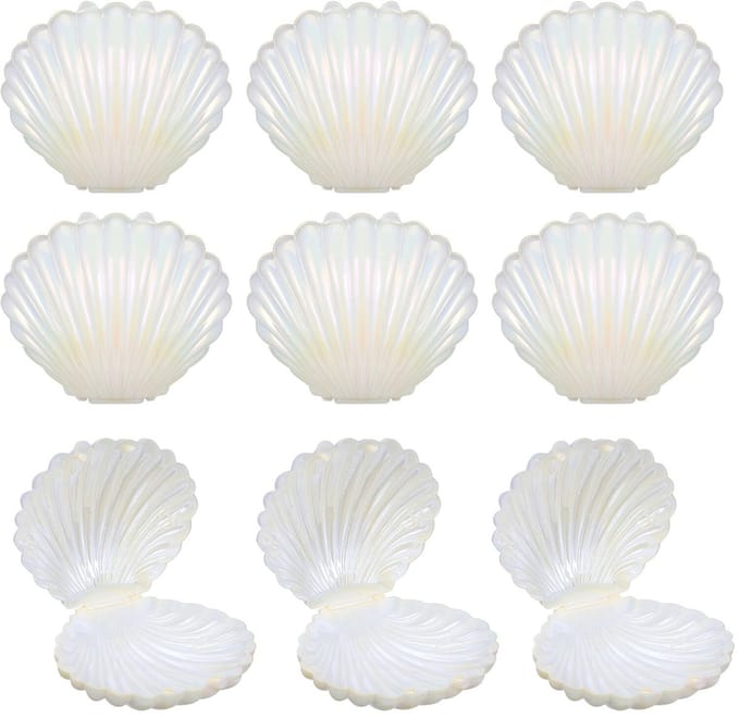 Dailygoods- Snoepdoosjes 30 Stuks - Schelpvorm - Geschenkdozen - Cadeaudoosjes - Snoephouder - Decoratief Design - Cadeaudoos
