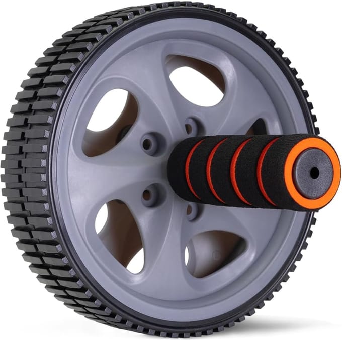 SNJY® Ab Roller - Ab Wheel - Buikspiertrainers - Buikspierwiel - Zwart
