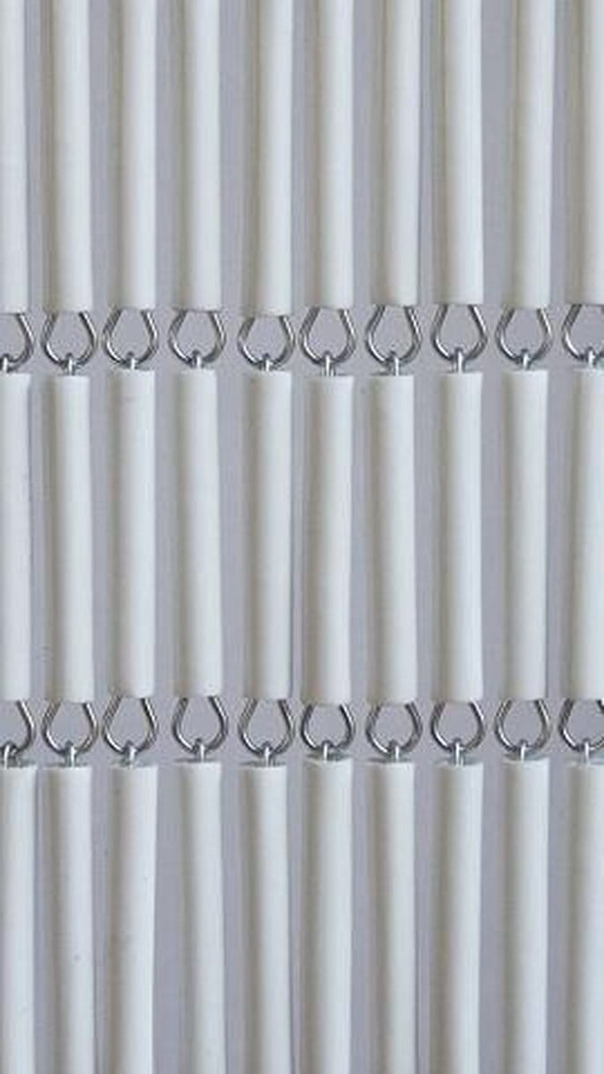 Vliegengordijnenexpert Hulzen - Vliegengordijn - 90x210 cm - Wit