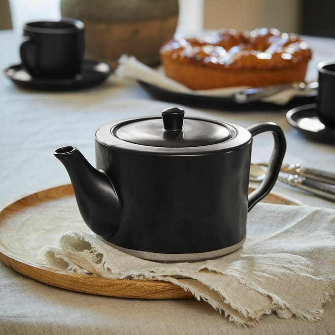 LOBERON Theepot Biarré zwart