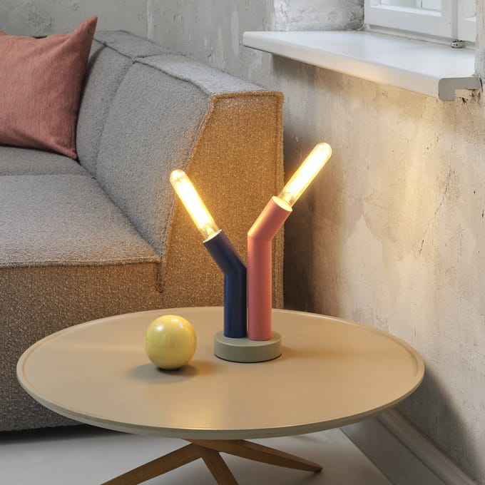 OSRAM DECOR Stro tafellamp, 2xE27, niet dimbaar, IP20, metaal, veelkleurig