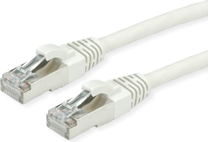 ROLINE S/FTP-kabel Cat.7, LSOH, met RJ-45 connectoren (500 MHz / Klasse EA), grijs, 2 m