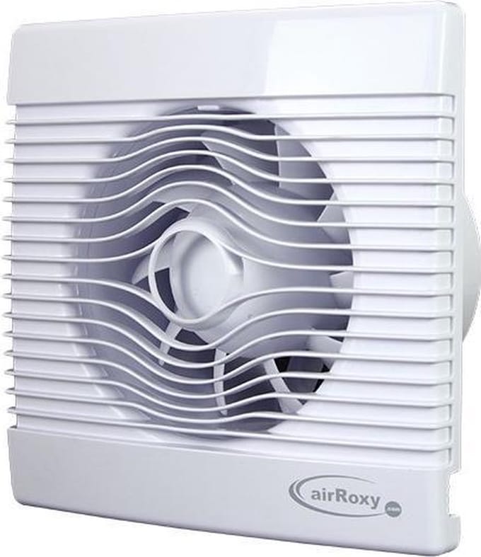 Badkamerventilator met Timer 100 mm wit - pRemium100TS