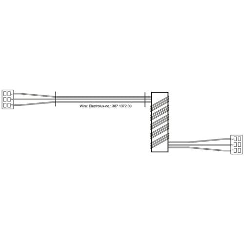 AEG kabel, gebruikersinterface-bord, XC01/BC01BI6 5613409001