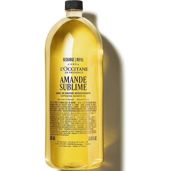 L'Occitane Amande (Almond) Refill Shower Oil 500ml