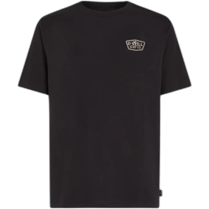 O'Neill  Small Chest Print T-shirt Black Out Größe: M | Basic T-Shirts Outlet | Herren | Schwarz