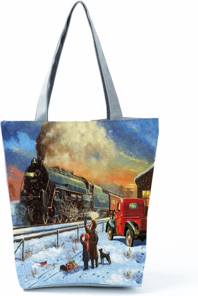 Kersttas - Shopper - Kersttrein