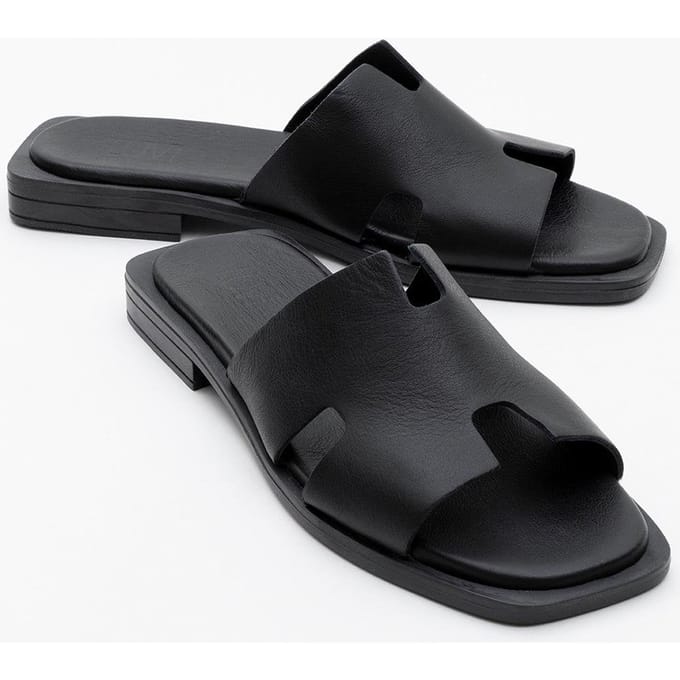 Jez Leer Slide Sandaal (Women)