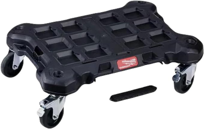 Packout Dolly - Dolly Kar - Materiaal Verplaatsen - Robuuste Constructie - 61 x 46 cm - Zwart