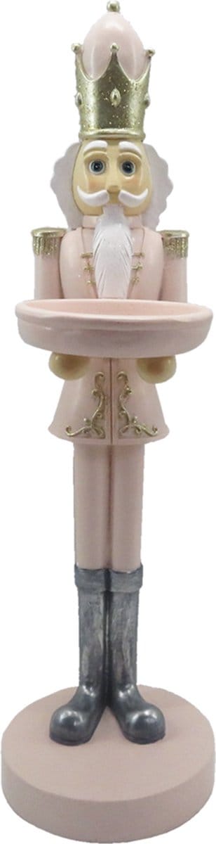 Clayre & Eef Beeld Notenkraker 40 cm Roze Kunststof