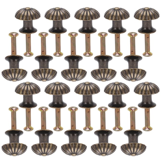 20 Stuks Meubelhandgrepen Mini Vintage Paddenstoelvorm Knopjes voor Laden Sieradendozen