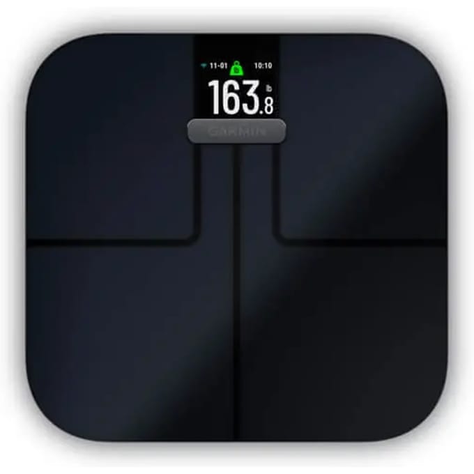 Garmin Index S2 - Slimme Weegschaal - Personenweegschaal - Bluetooth - WiFi - BMI - Spiermassa - Zwart