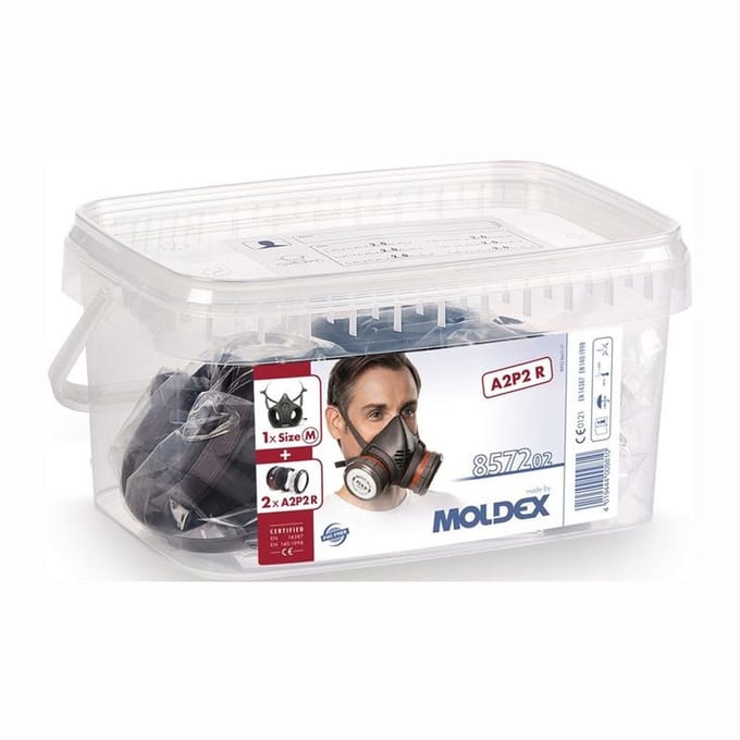 Moldex ademluchtdoos 857202 A2P2 R D - Serie 8000 1x 800201 2x 80...
