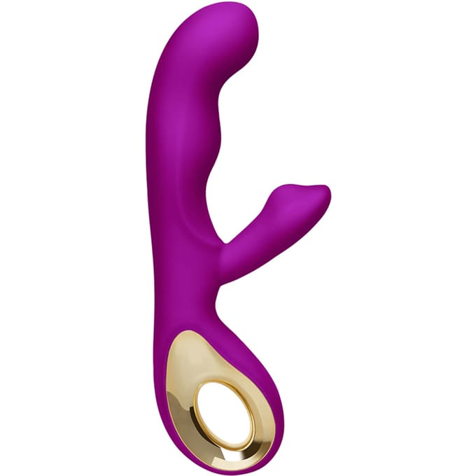 Oplaadbaar siliconen Rabbit, 20 cm