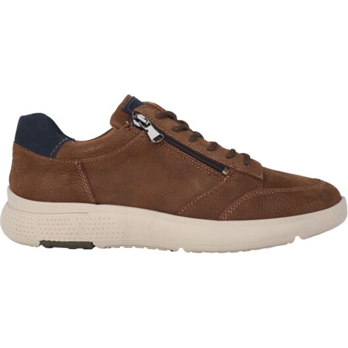 Waldläufer Heiko - heren sneaker - Bruin - maat 43 (EU) 9 (UK)
