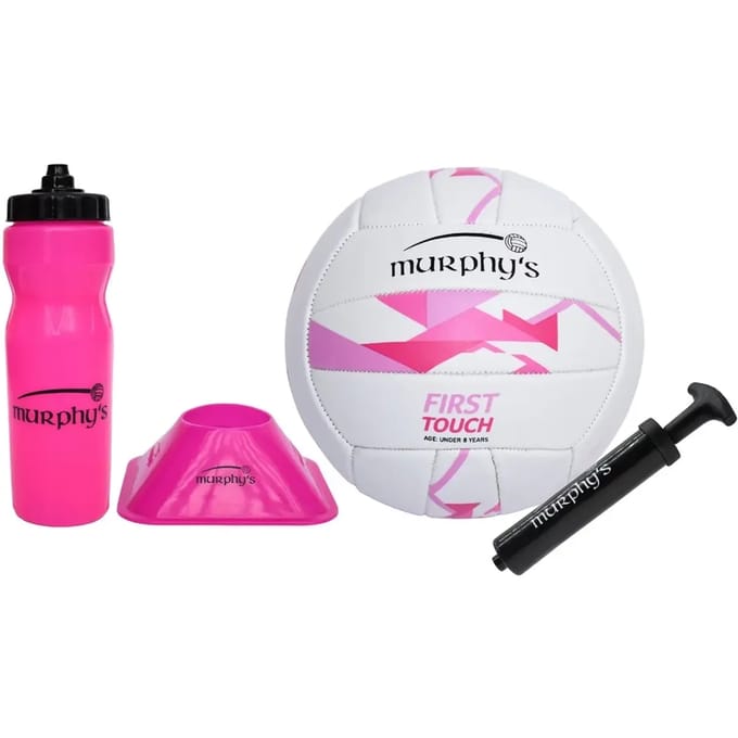 Set met bal, waterfles en handpomp Murphy's First Touch