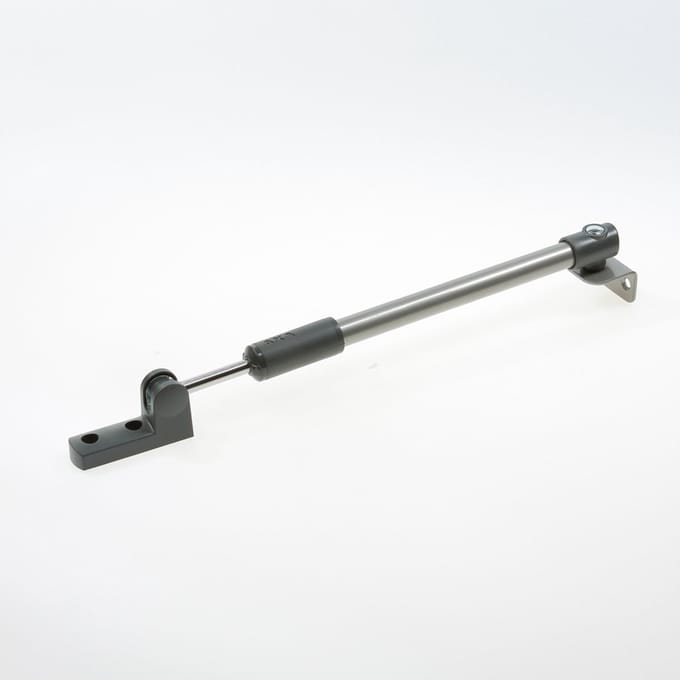 AXA Telescopische Raamuitzetter (type 30 IN) Staal Grijs: Naar binnen draaiend (30 cm).