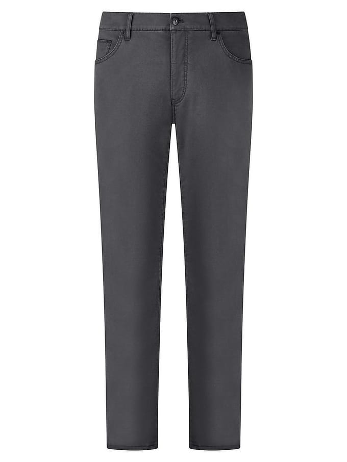 5-pocket thermobroek Van Brax grijs
