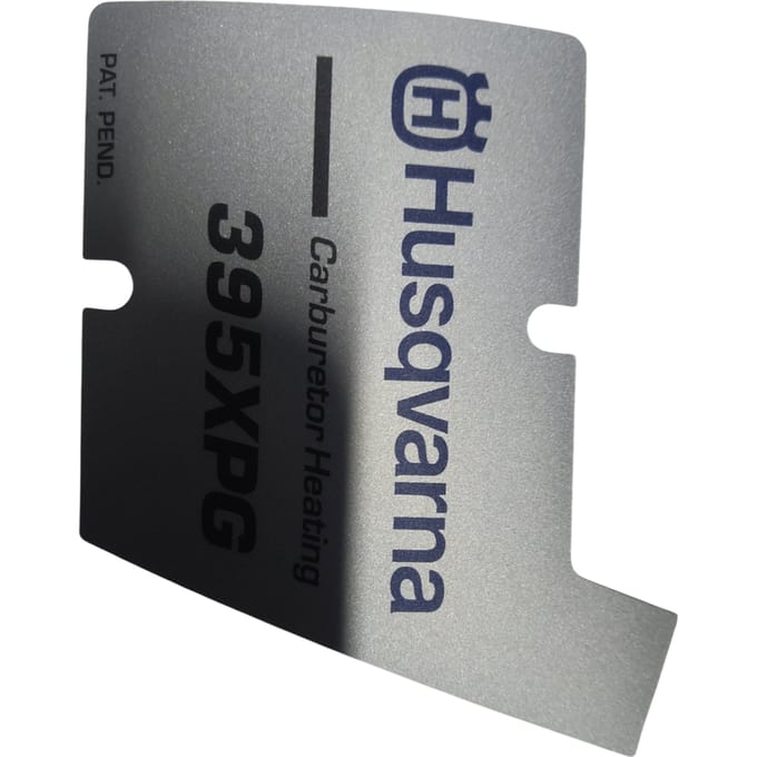 Husqvarna startkap sticker 395xpg