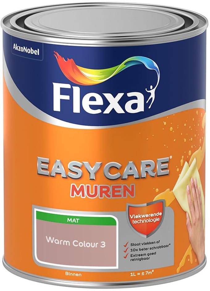 Flexa - Easycare Muren - Warm Colour 3 - Mengverf - 1 L
