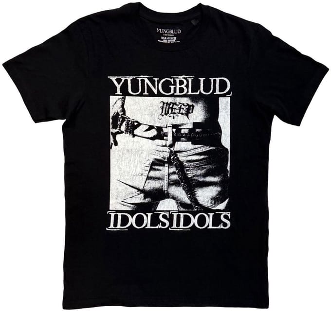 Yungblud - Tattoo Heren Tshirt - M - Zwart