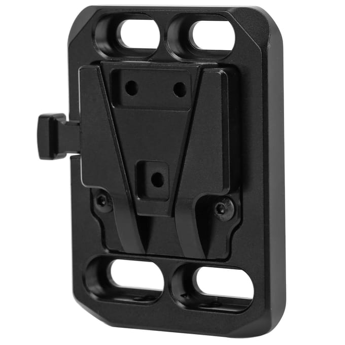 Volledig Metalen V-Mount Batterijbord Basis CNC Holle V-Lock Batterijplaat Adapter voor Camera black