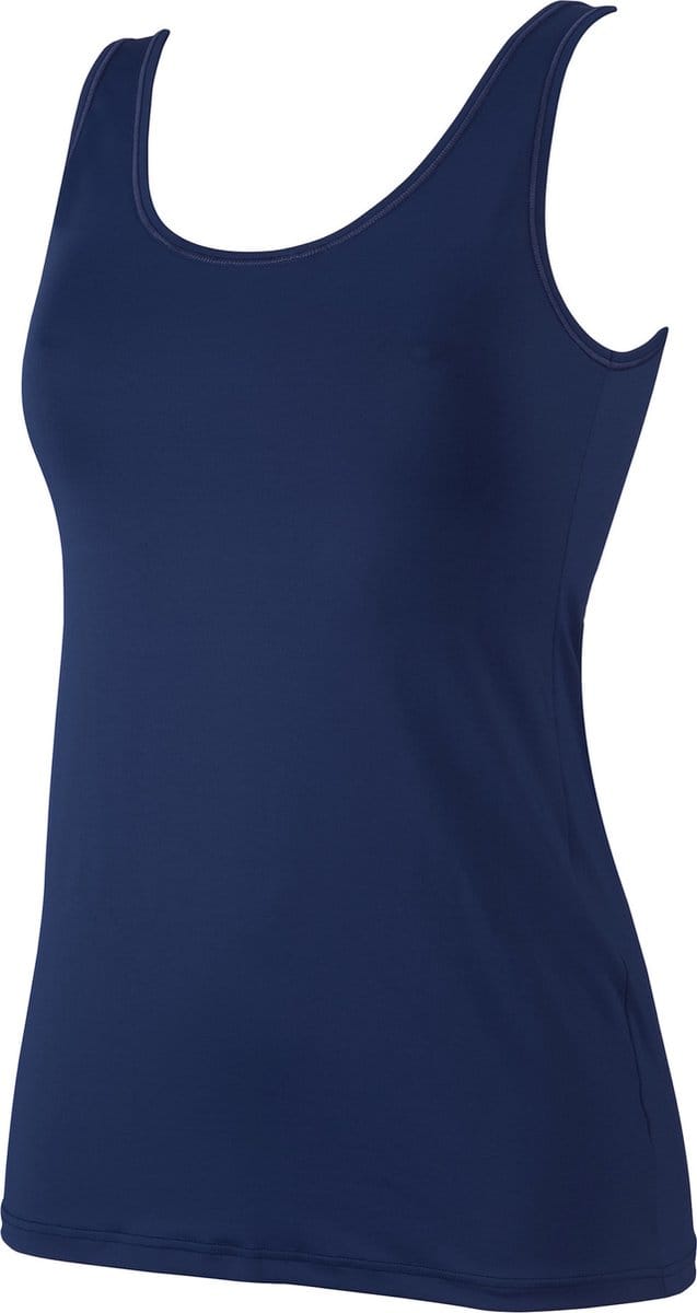 Dames hemd microfiber 7591 - Polyamide dames onderhemd - Naadloos Singlet - Marino / L