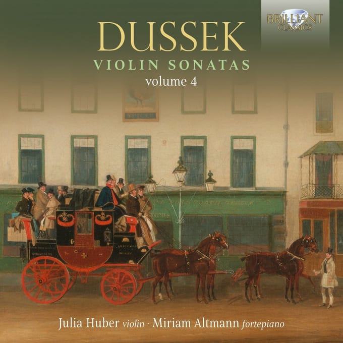 Julia Huber - Dussek: Violin Sonatas, Volume 4 (CD)