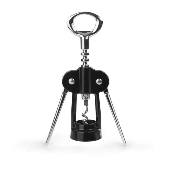 Tire-Bouchon - Métallique - 18 cm - Double Levier - Noir - Contemporain