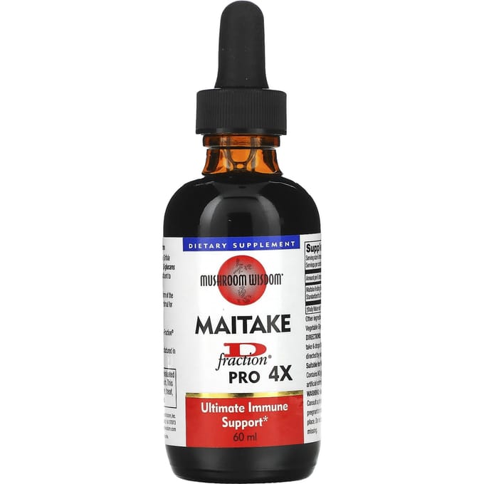 Maitake D-Fraction, Pro 4X, 60ml (22 mg per portie)