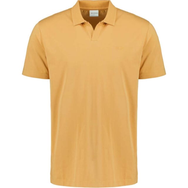 No Excess Polo v solid stretch yellow
