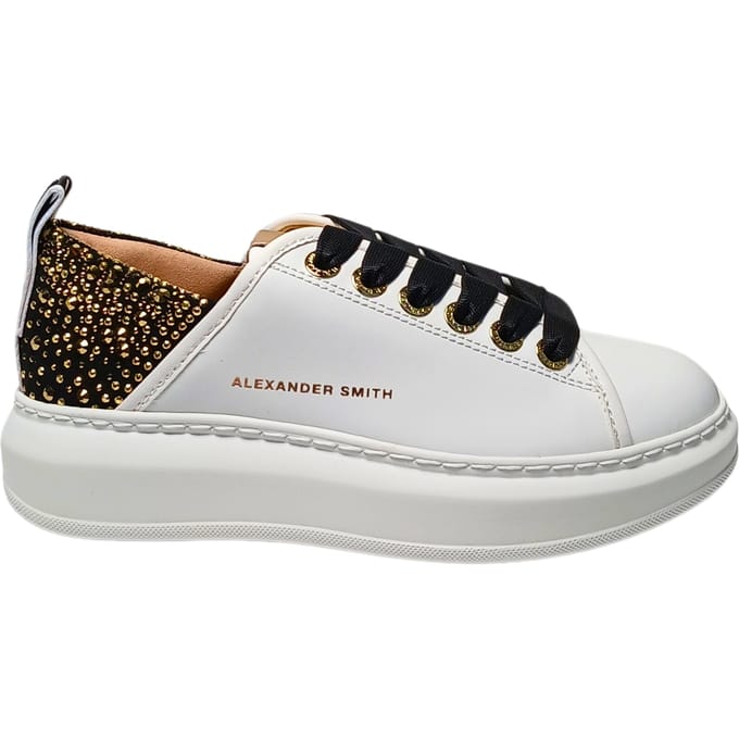 Damesschoenen Alexander Smith Wembley vrouw wit goud