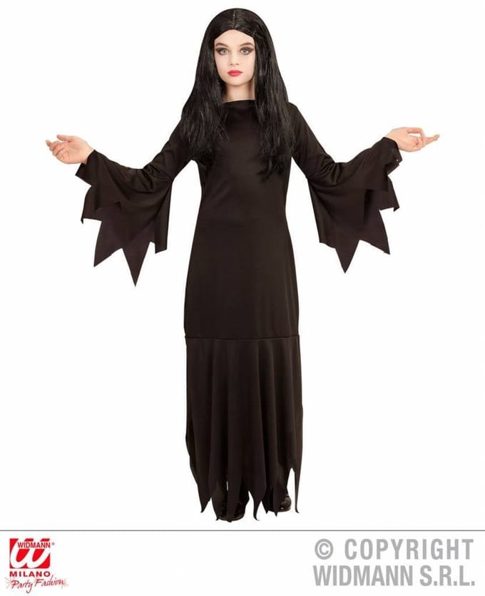 Heksen jurk Mortisia le Petit